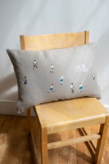 Poszewka na poduszkę Soccer 58x38 cm - Mix-natura - Fine Little Day