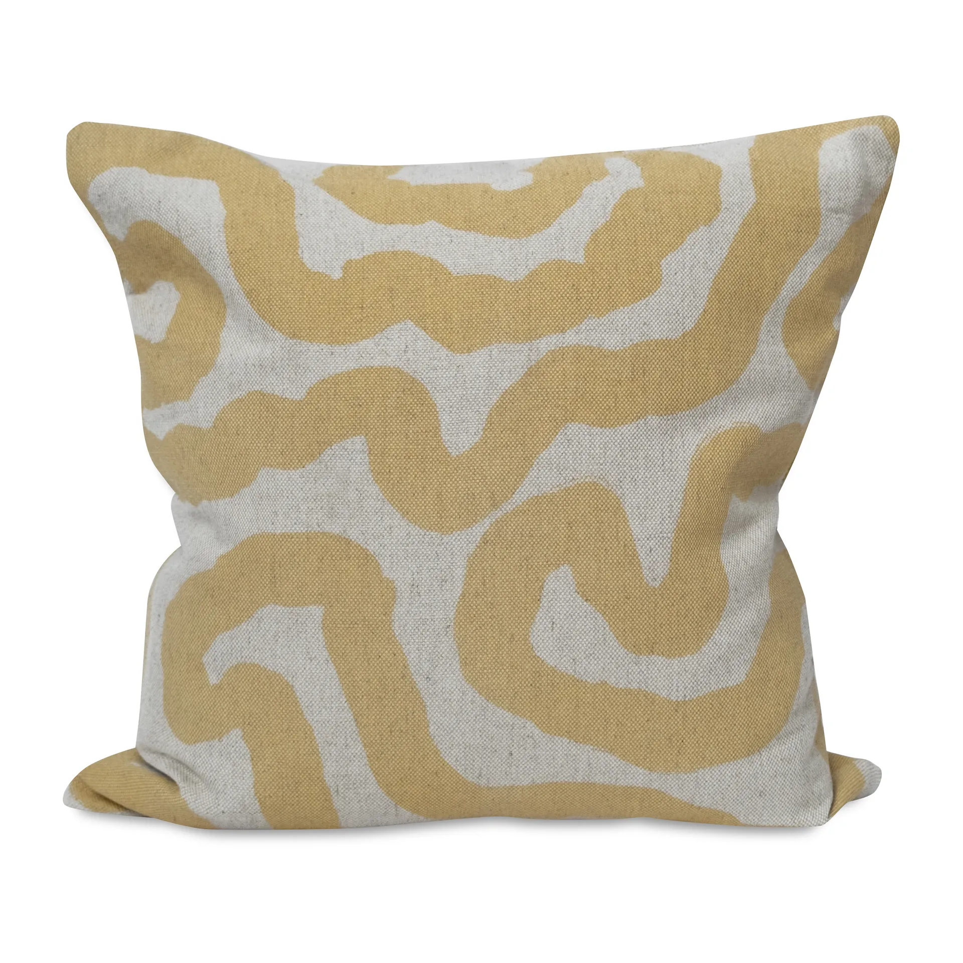 Poszewka na poduszkę Spår 48x48 cm, Żółty Fine Little Day