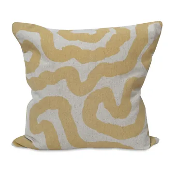 Poszewka na poduszkę Spår 48x48 cm - Żółty - Fine Little Day