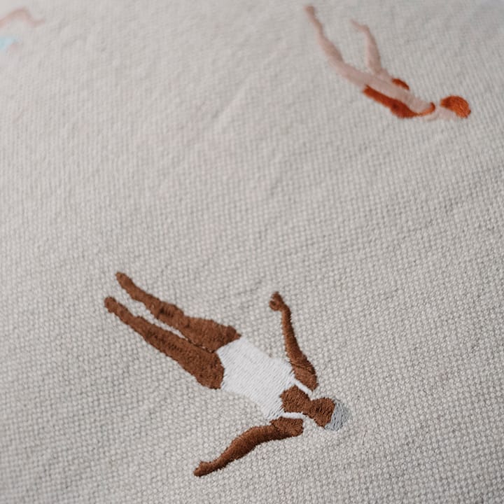 Poszewka na poduszkę Swimmers 48x48 cm, Beż Fine Little Day