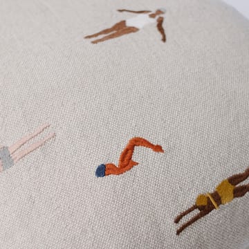 Poszewka na poduszkę Swimmers 48x48 cm - Beż - Fine Little Day