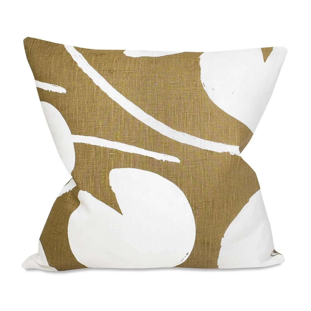 Poszewka na poduszkę Water lilies, żółto-biały Fine Little Day