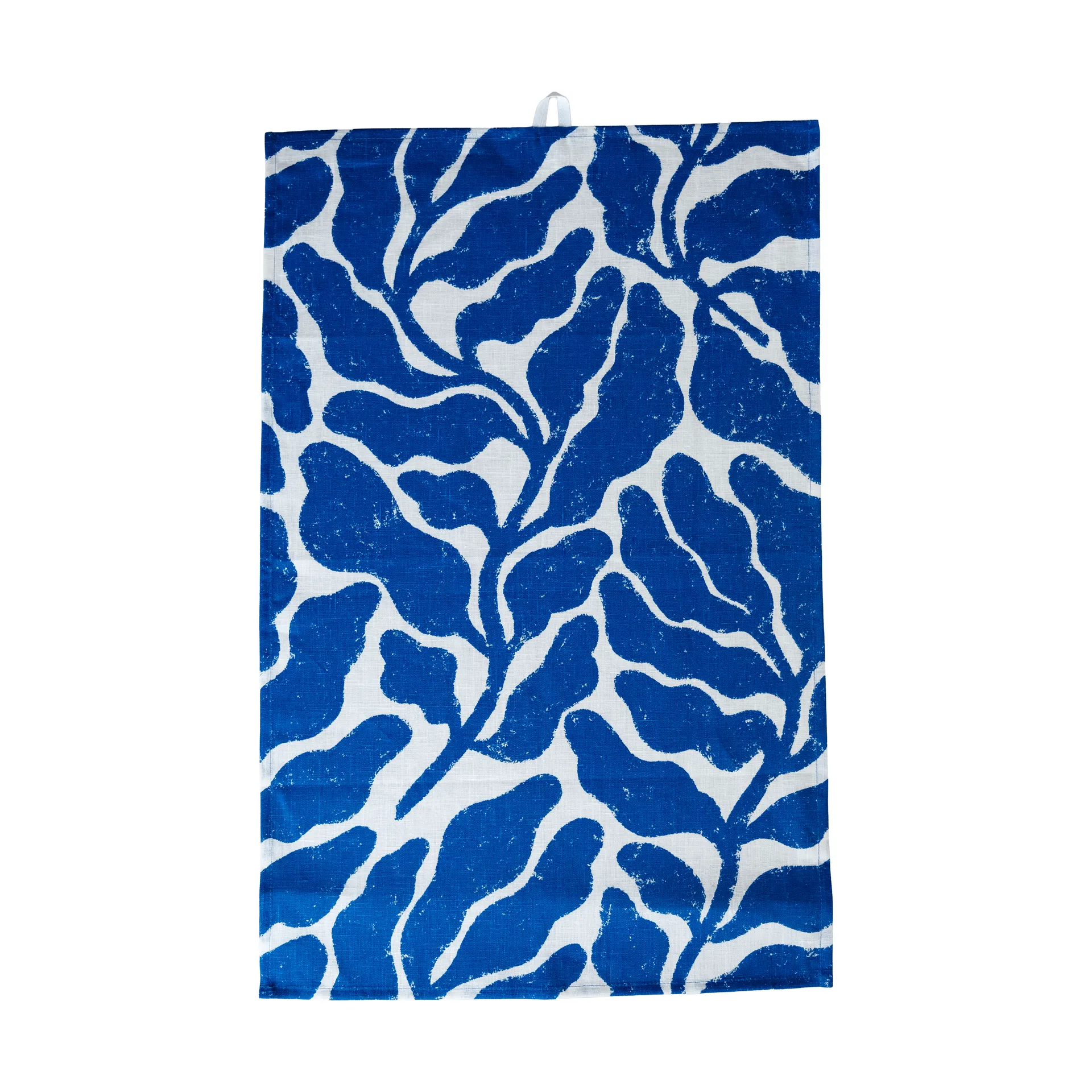 Ścierka kuchenna Leaves, Biało-niebieski, 47x70 cm Fine Little Day
