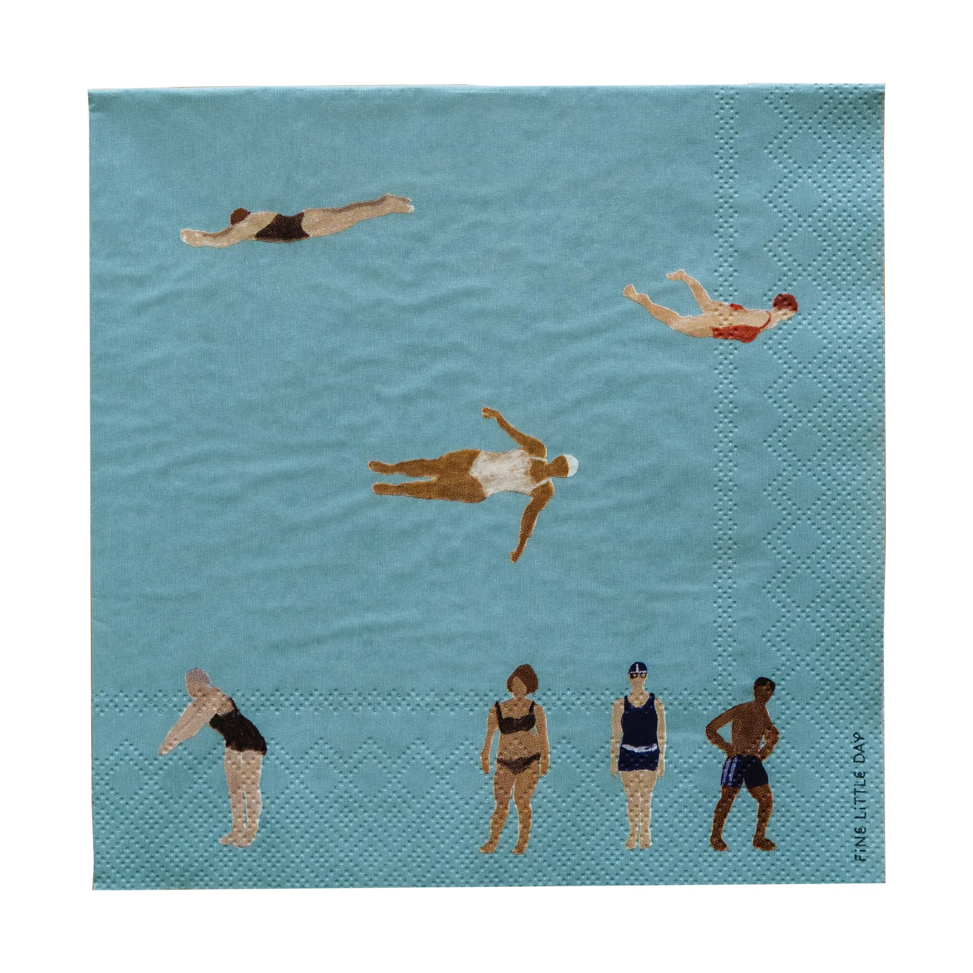 Serwetki papierowe Swimmers  33x33 cm 25 szt., Multi Fine Little Day