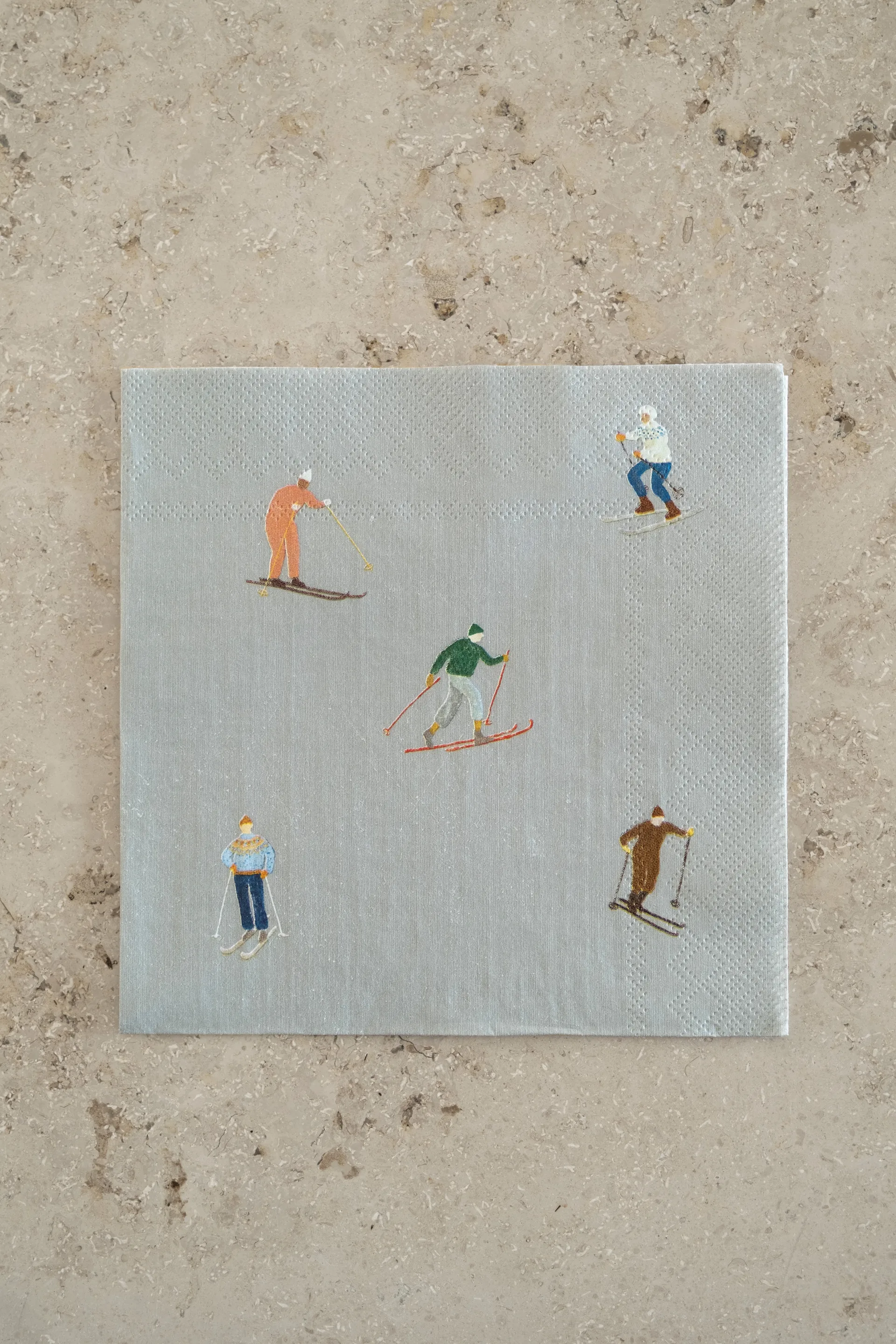 Serwetki Skiers 25 szt., Grey Fine Little Day