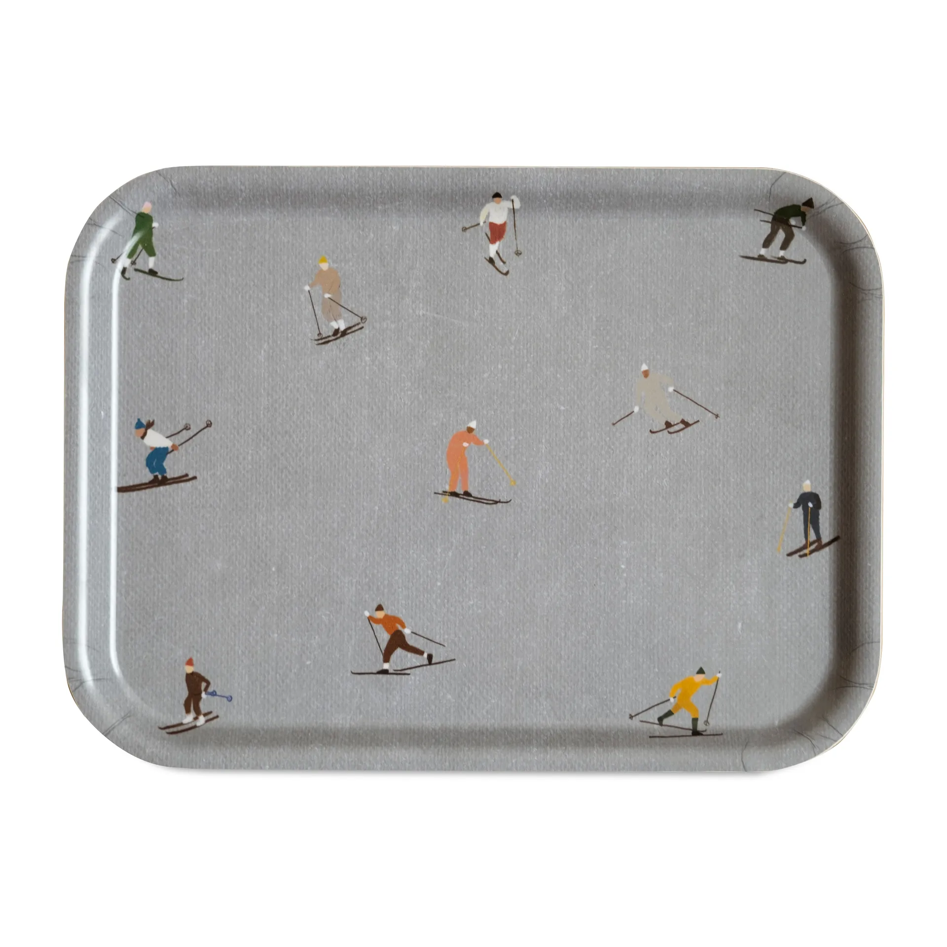 Skiers taca 20x27 cm, szary Fine Little Day