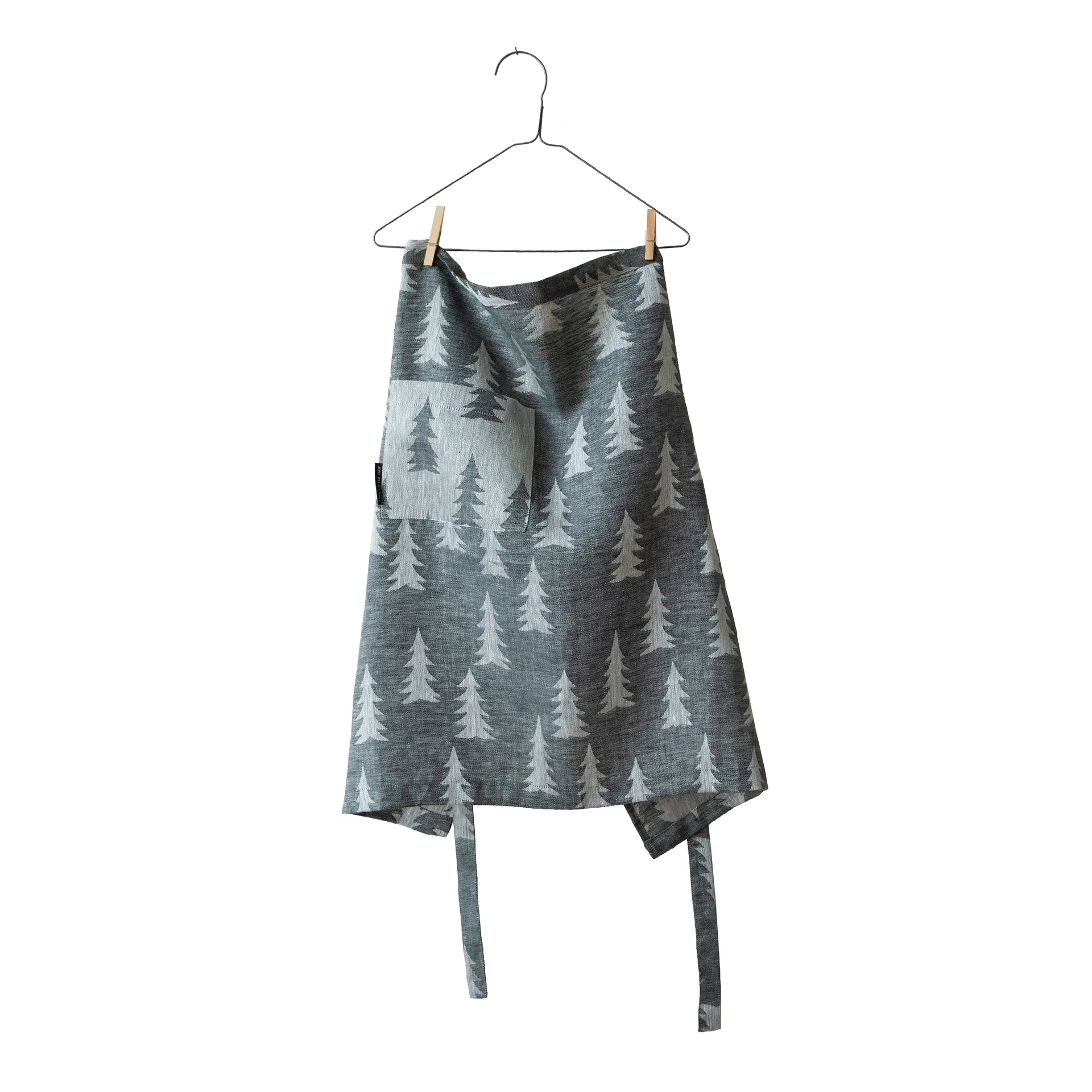 Świerkowy fartuch, Zielony-biały Fine Little Day