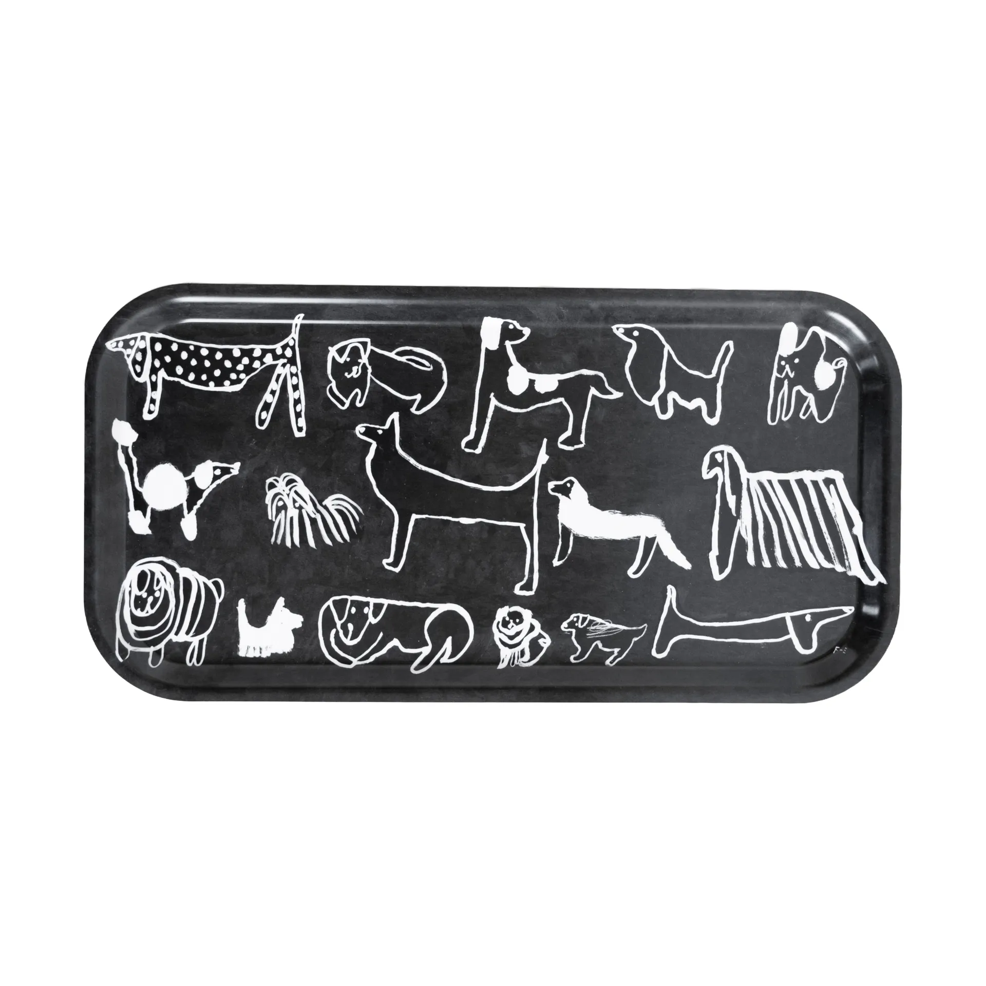 Taca Dogs 22x43 cm, Black-white Fine Little Day
