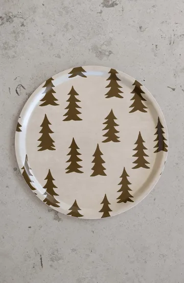 Taca Gran - Brązowy, Ø38 cm - Fine Little Day