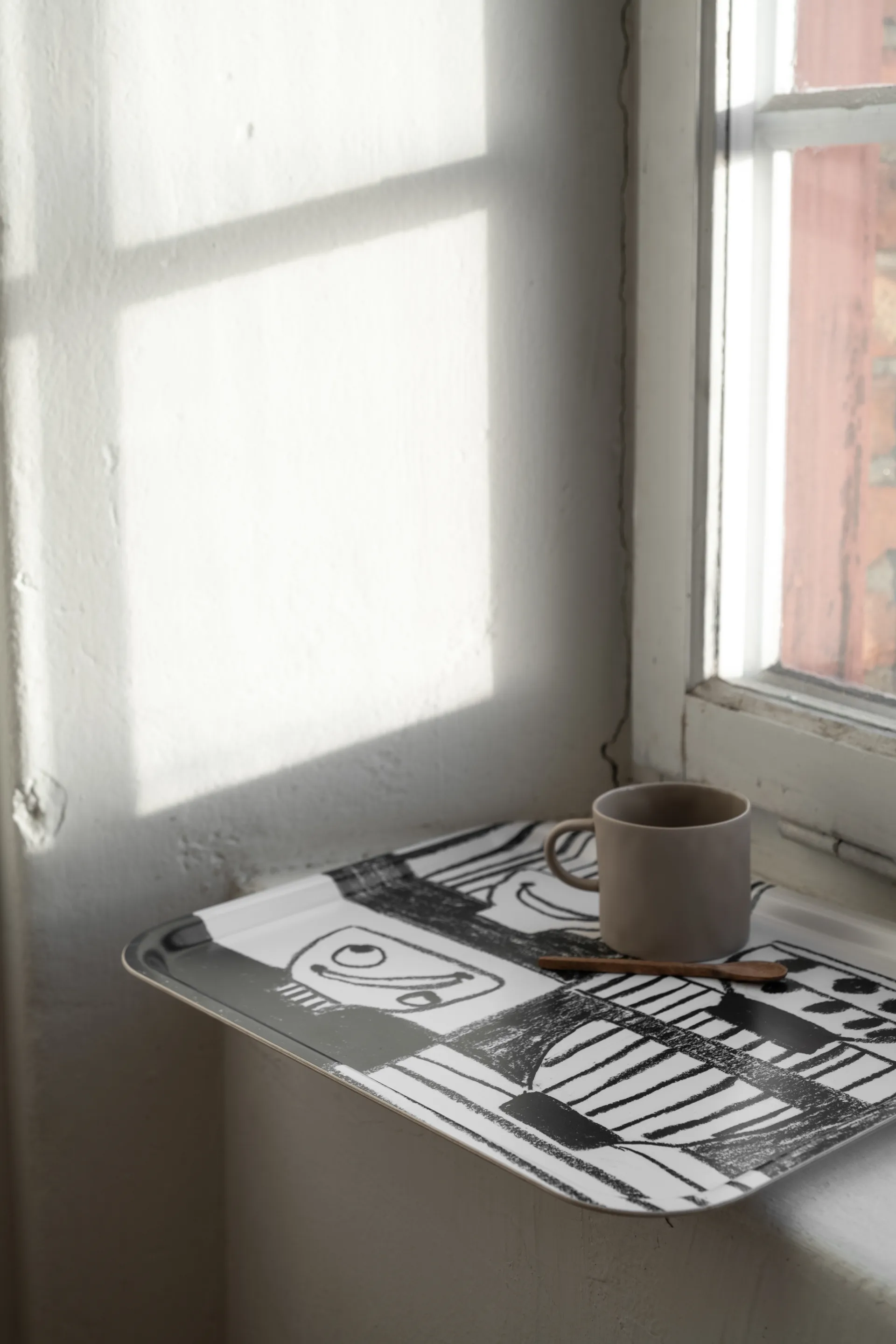 Taca Stilleben 33x43 cm, Czarnobiały Fine Little Day