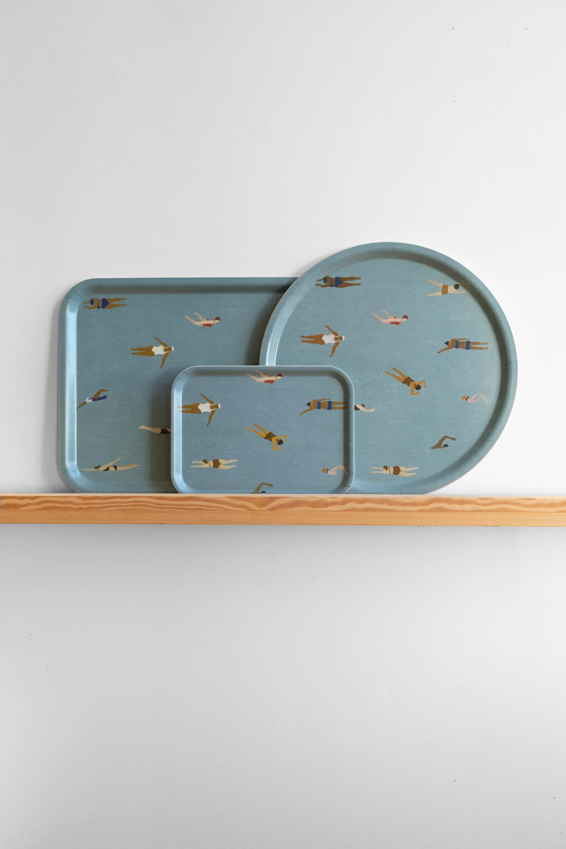 Taca Swimmers 20x27 cm, Niebieski Fine Little Day