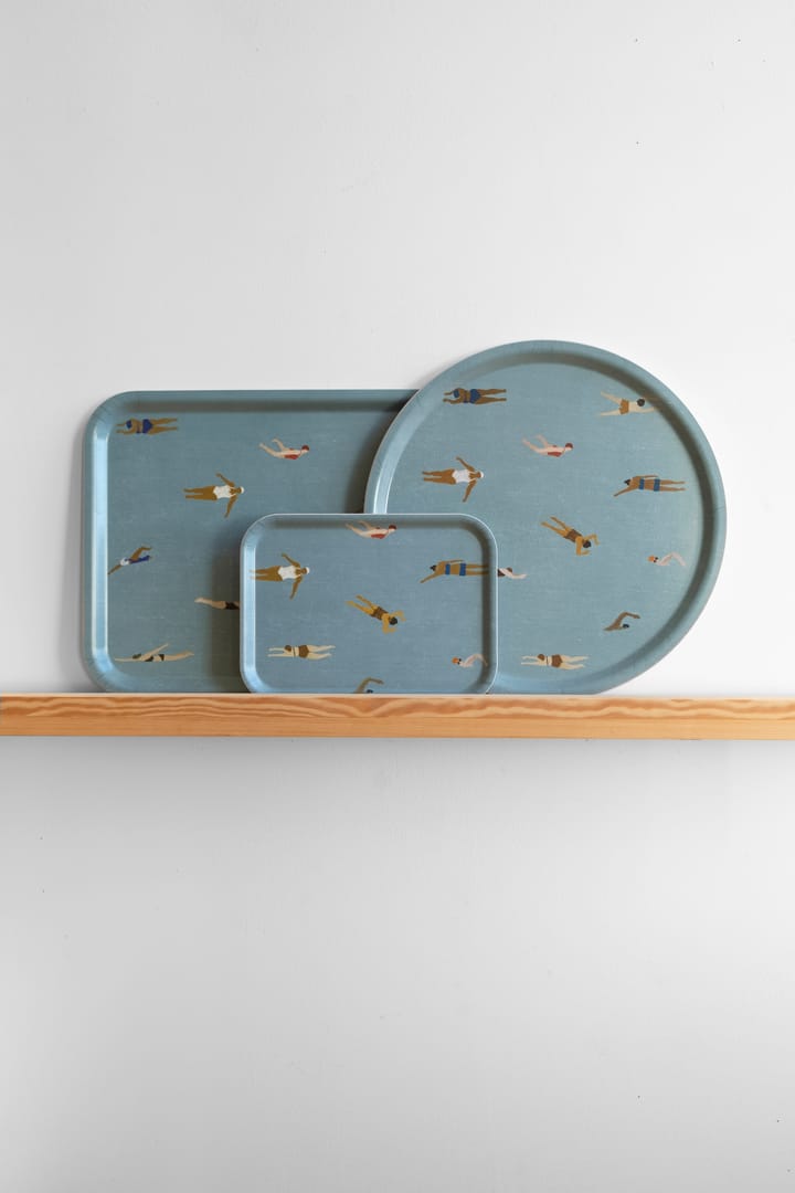 Taca Swimmers 20x27 cm, Niebieski Fine Little Day