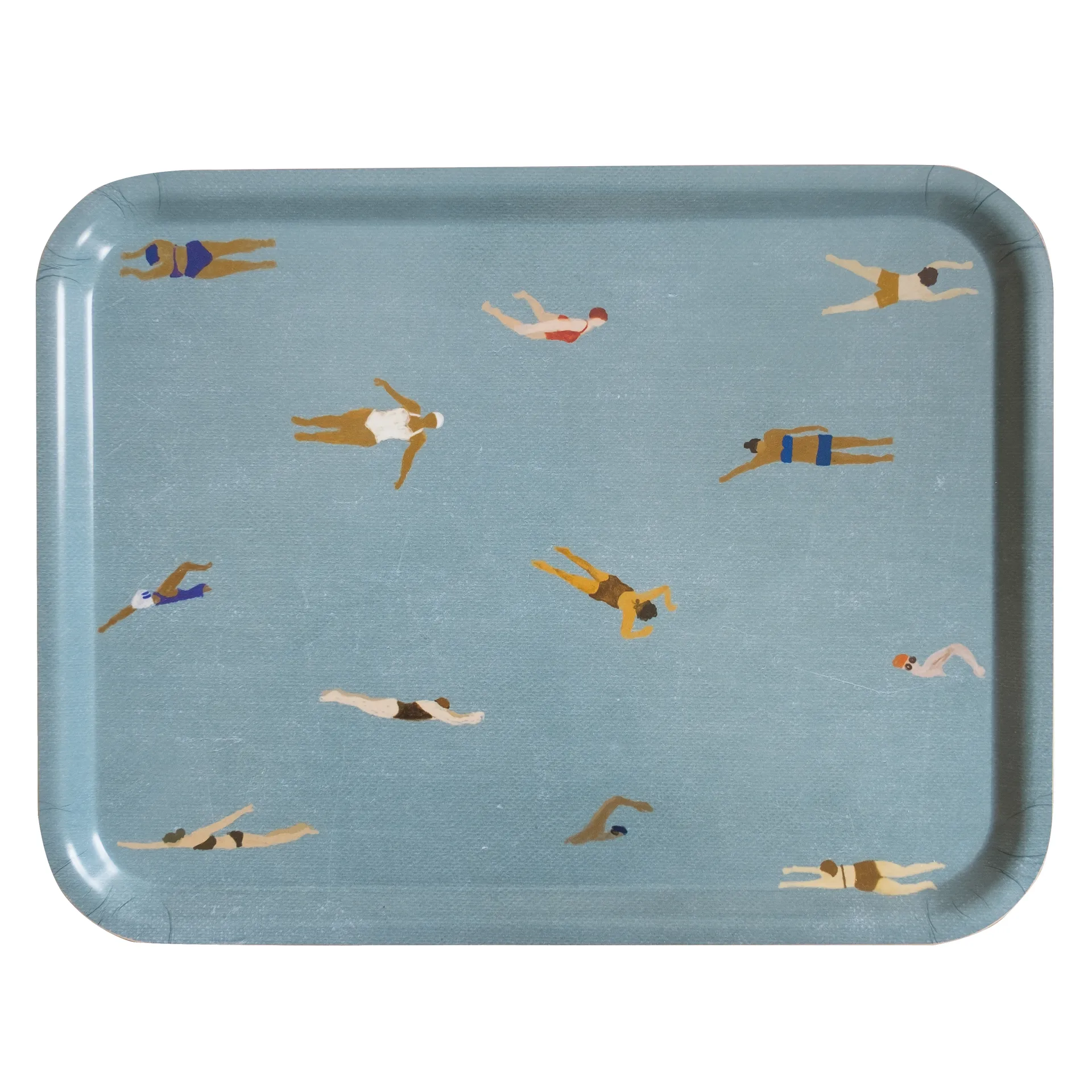 Taca Swimmers 33x43 cm, Niebieski Fine Little Day