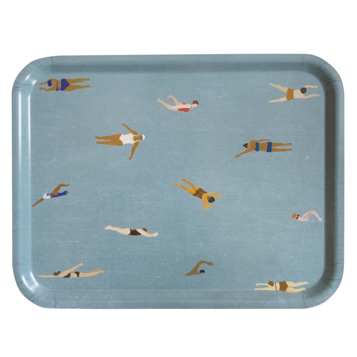 Taca Swimmers 33x43 cm - Niebieski - Fine Little Day