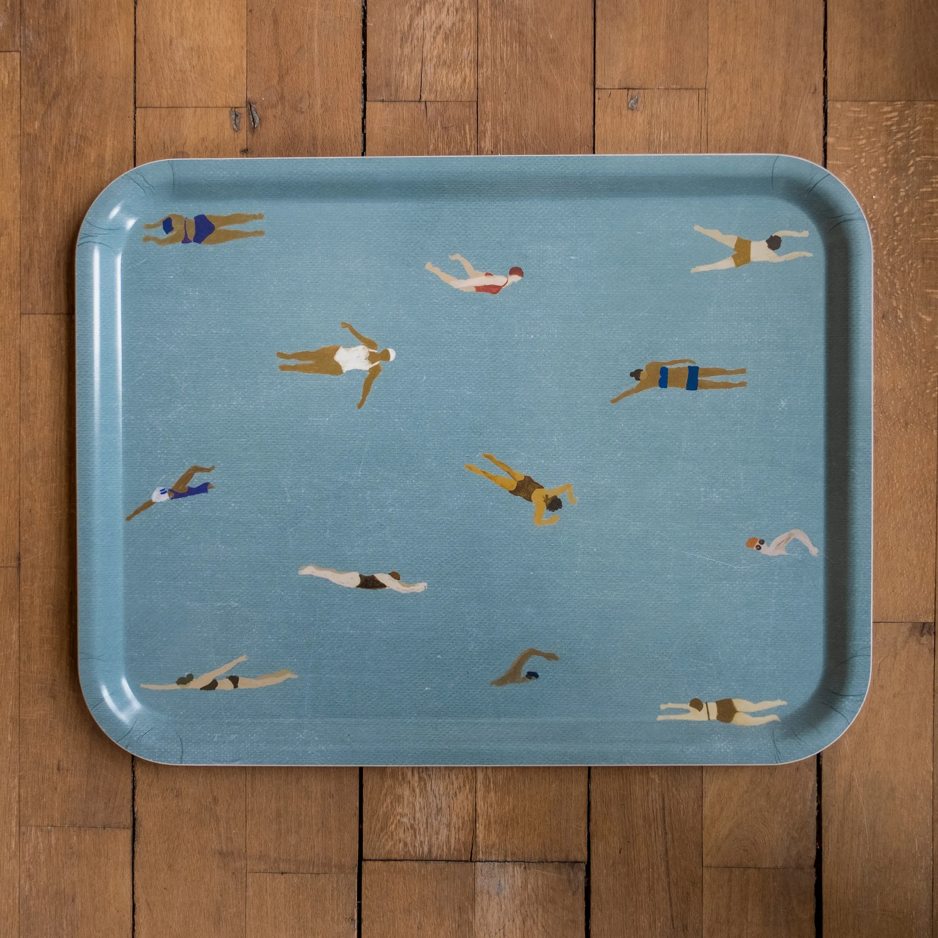 Taca Swimmers 33x43 cm, Niebieski Fine Little Day