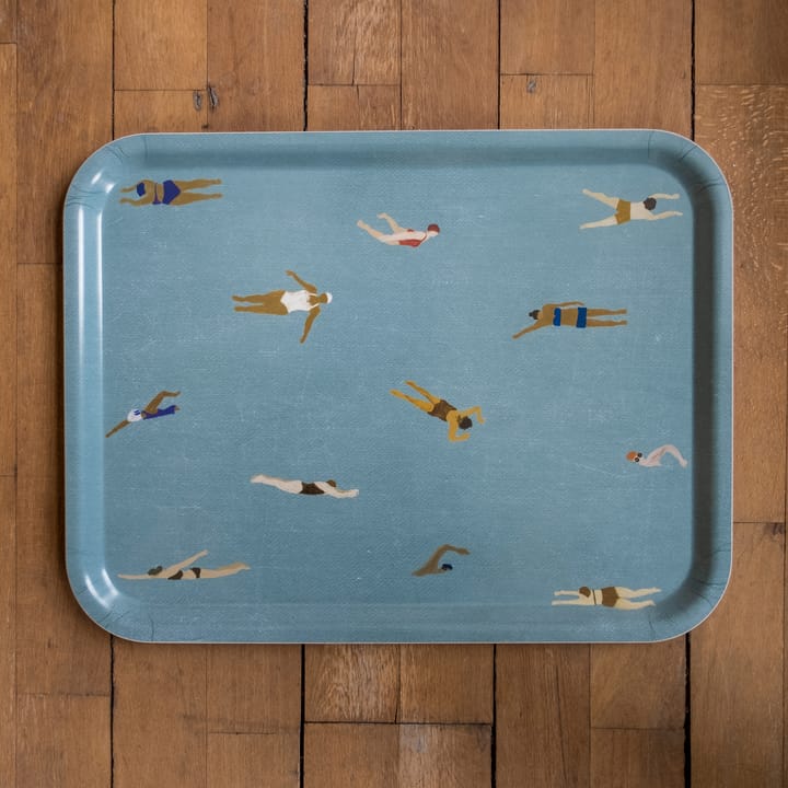 Taca Swimmers 33x43 cm, Niebieski Fine Little Day
