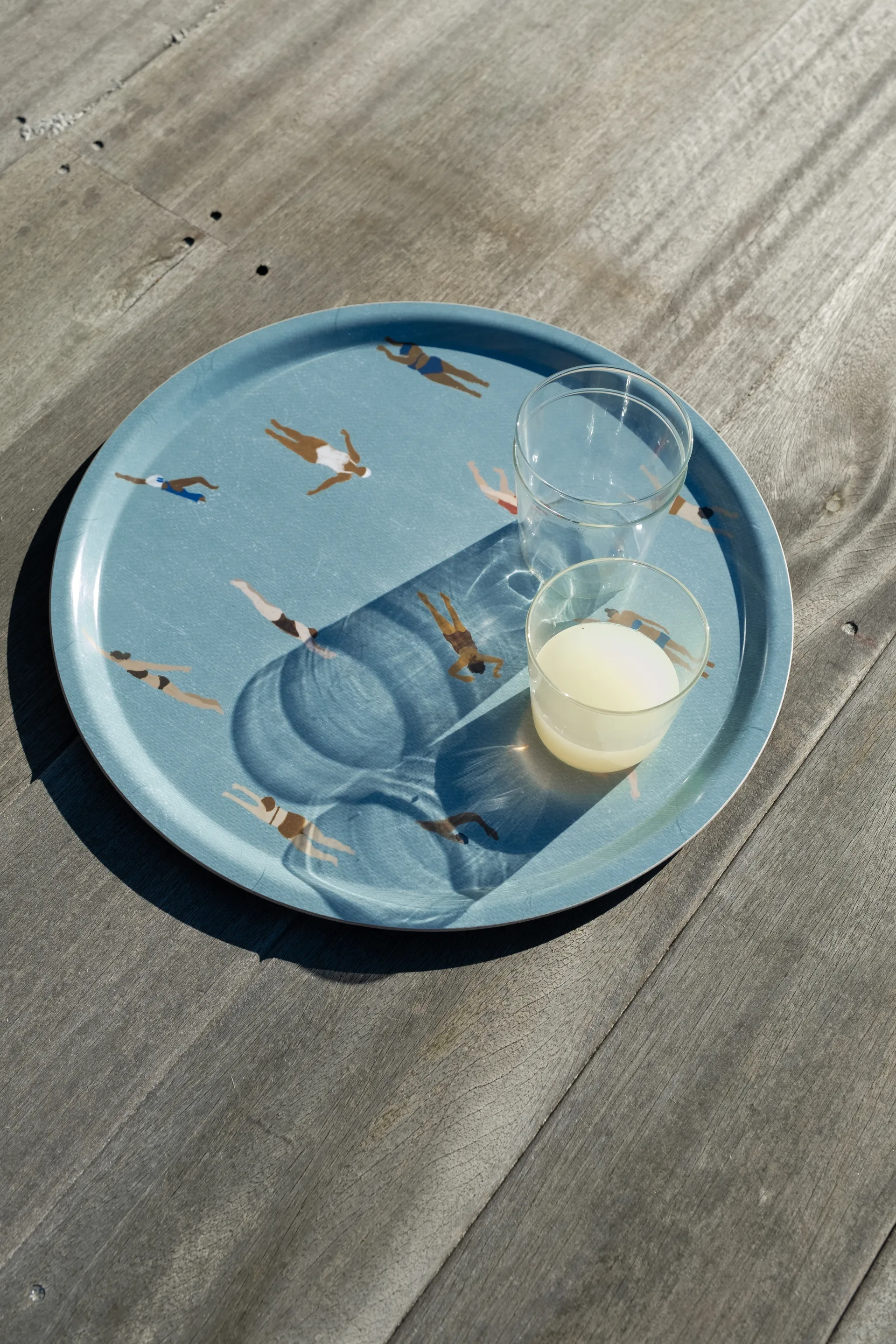 Taca Swimmers Ø38 cm, Niebieski Fine Little Day