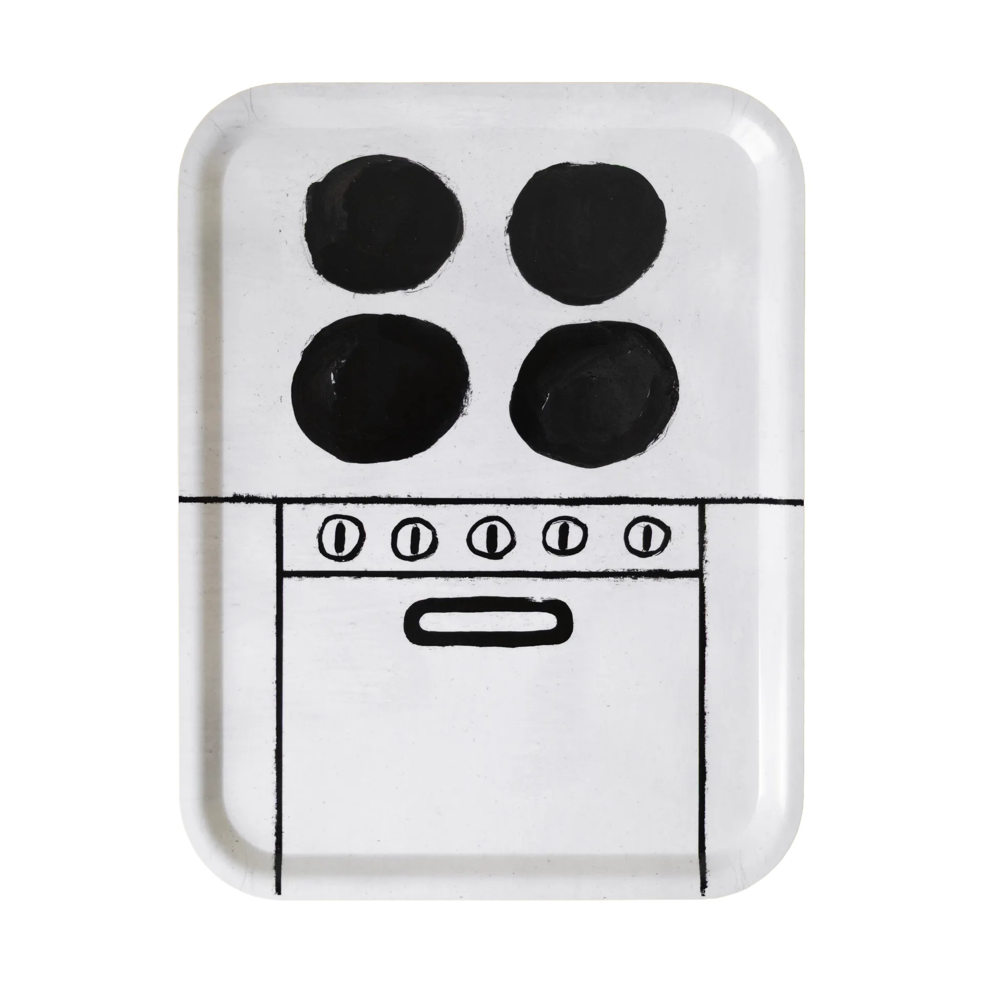 Tacka Spis 33x43 cm, Black-white Fine Little Day