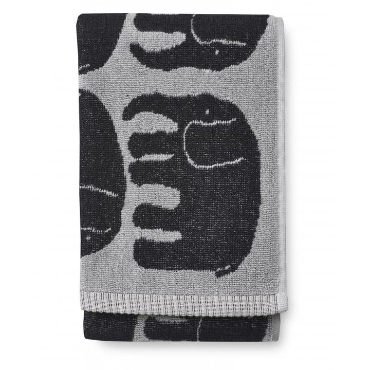 Elefantti ręcznik 50x70 cm - Czarno-szary - Finlayson
