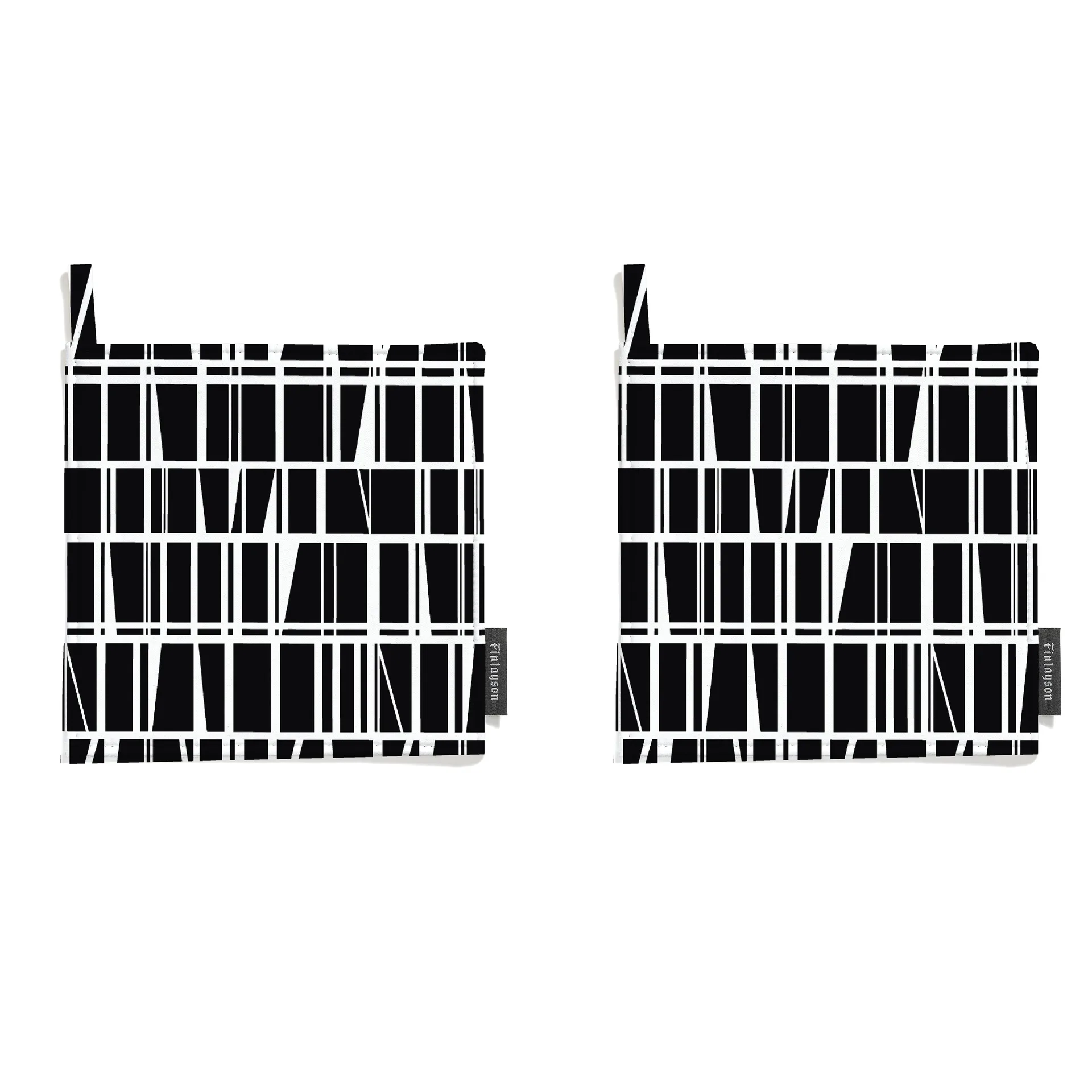 Uchwyt do garnka Coronna 2-pack, Czarnobiały Finlayson