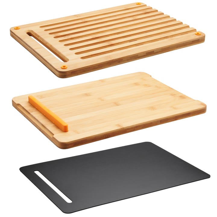 Deska do krojenia Functional Form 3 części, Bambus-plastik Fiskars