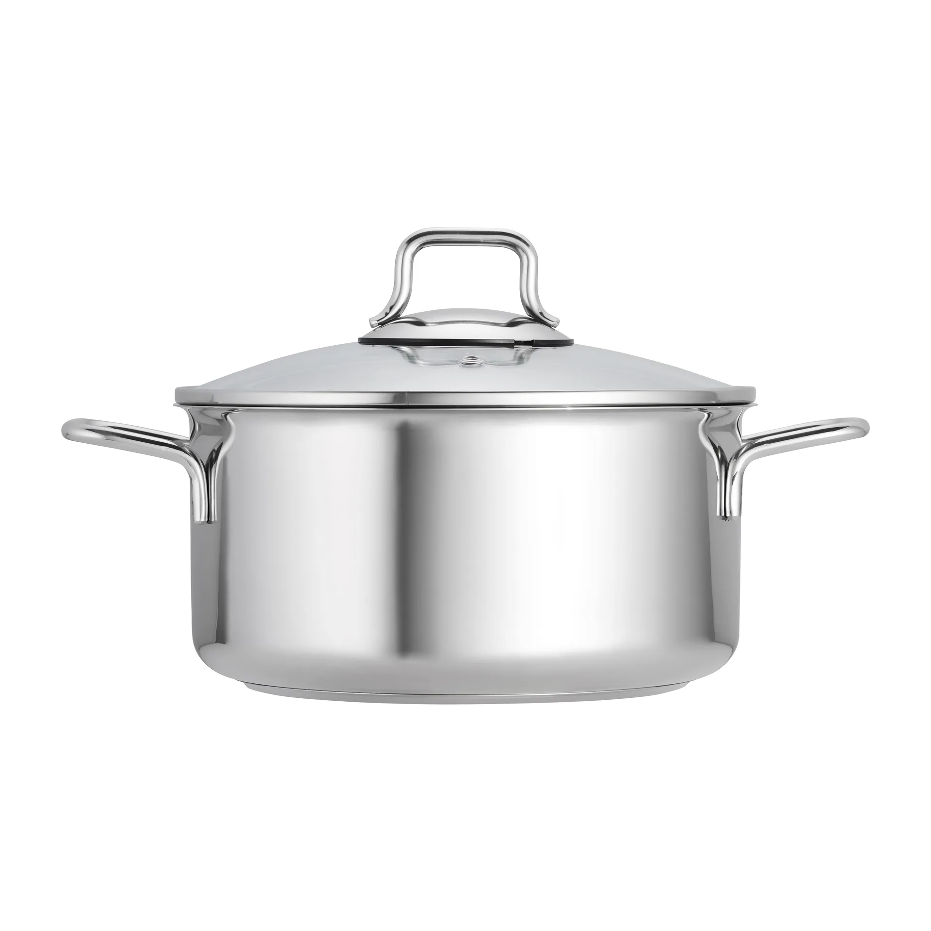 Fiskars zestaw garnków i patelnia ze szklaną pokrywą 3 części, Stal nierdzewna Fiskars