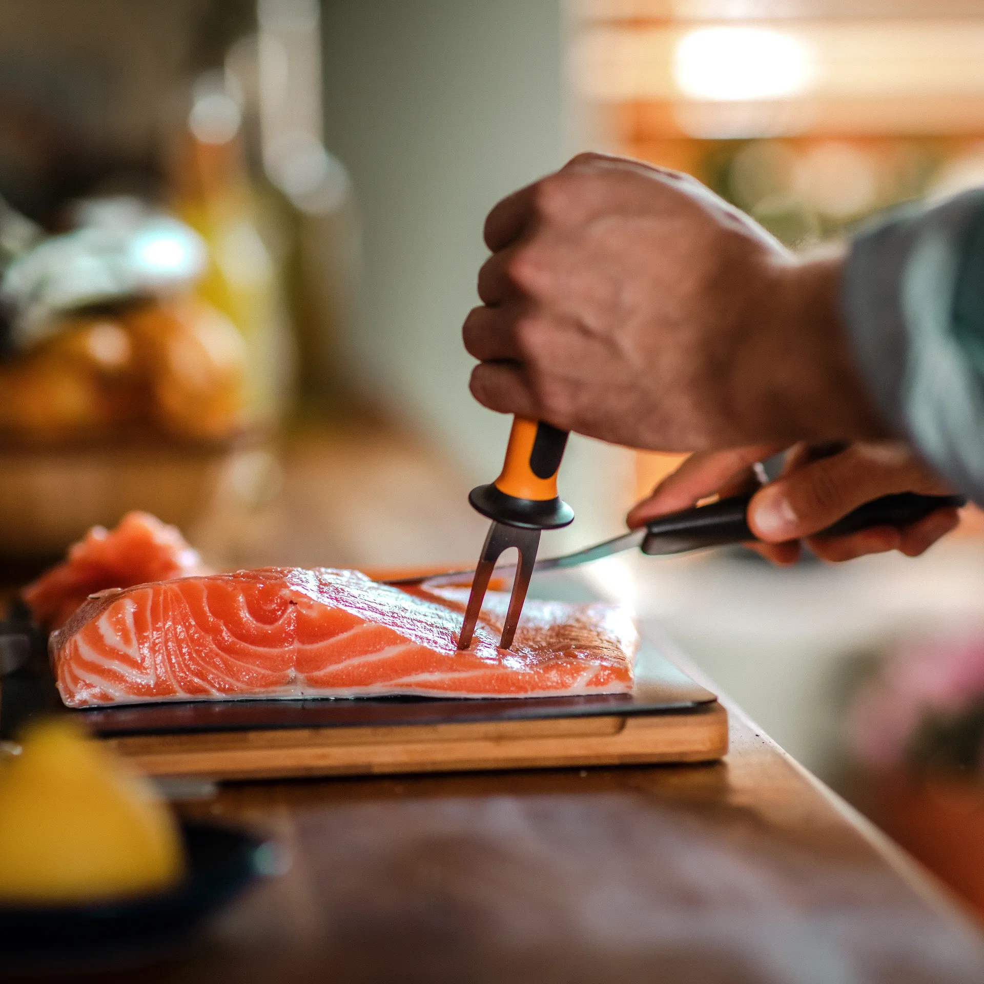 Forma funkcjonalna widelec do ryb, Stal nierdzewna Fiskars