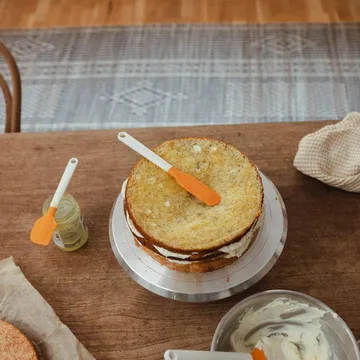Functional Form szpatuła i mała szpatułka silikonowa - Plastik-silikon, 2-częściowy - Fiskars
