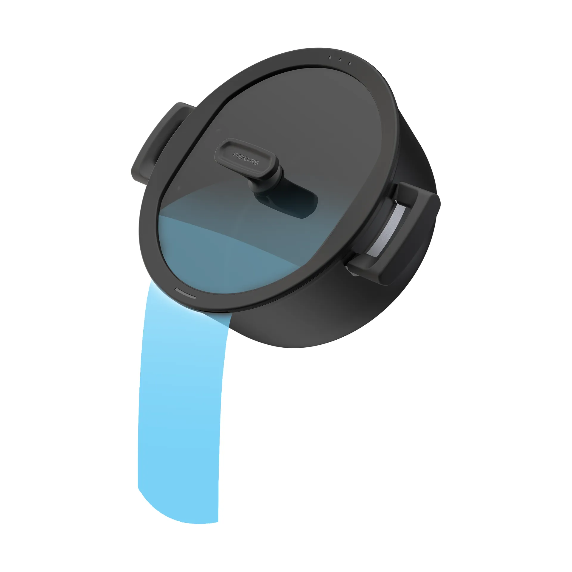 Garned z pokrywką Hard Face Ceratec Superior, 5 L Fiskars