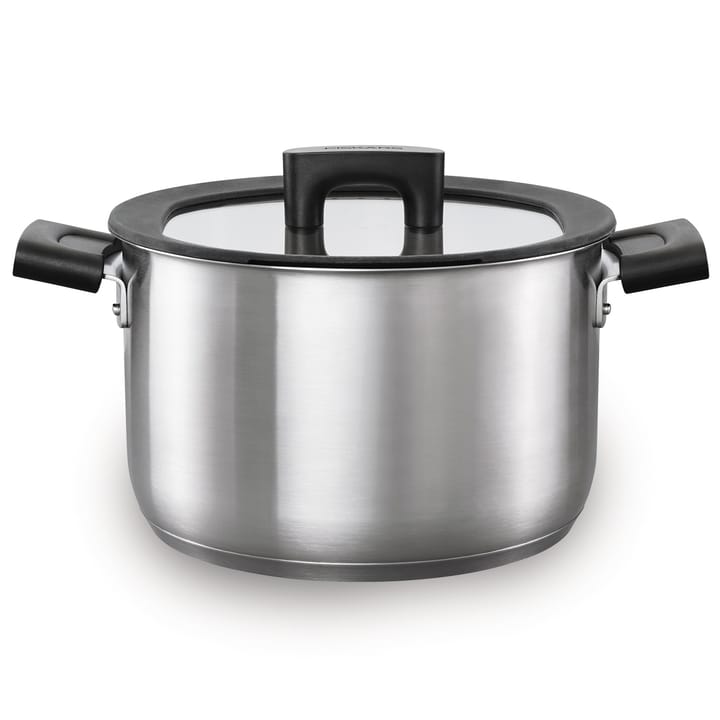 Garnek Hard Face Steel z pokrywą, 5 L Fiskars