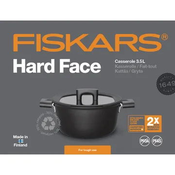 Garnek Hard Face z pokrywką - 3,5 L - Fiskars