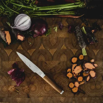 Norden nóż szefa kuchni + nóż do warzyw zestaw noży 2-częściowy - Stal nierdzewna-brzoza - Fiskars