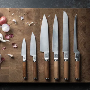 Norden nóż szefa kuchni + nóż do warzyw zestaw noży 2-częściowy - Stal nierdzewna-brzoza - Fiskars