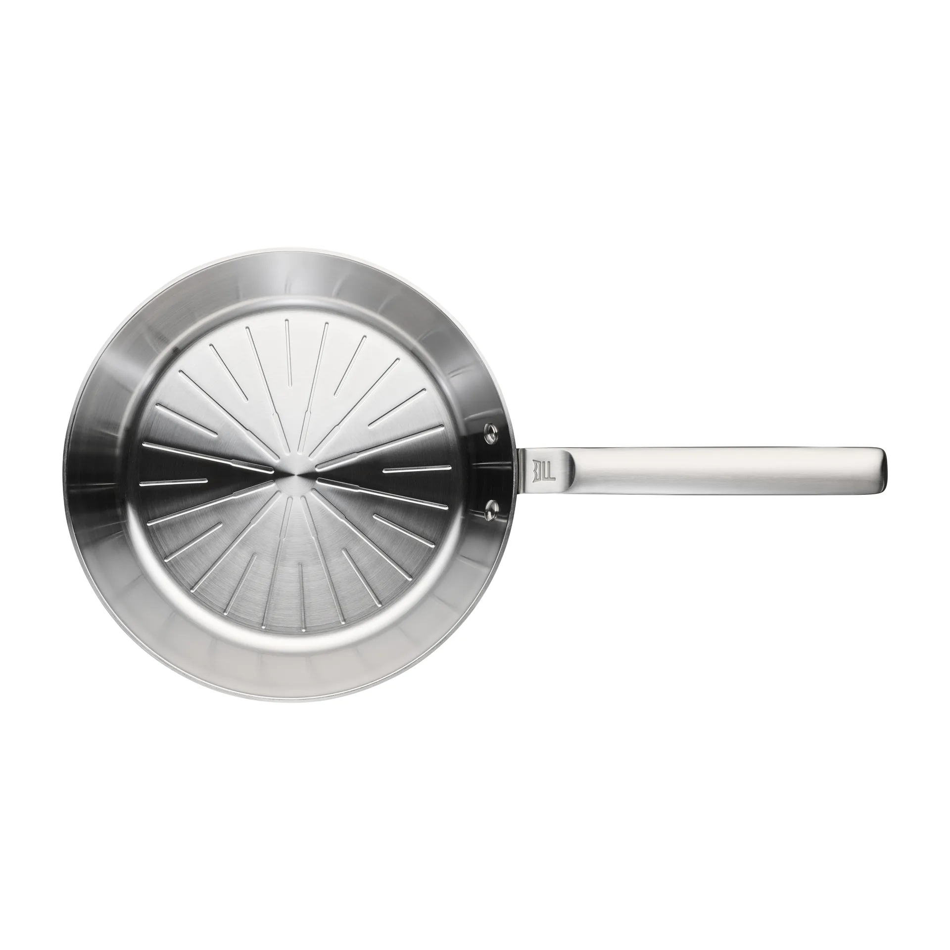 Norden Steel patelnia ze stali nierdzewnej niepowlekanej, Ø28 cm Fiskars