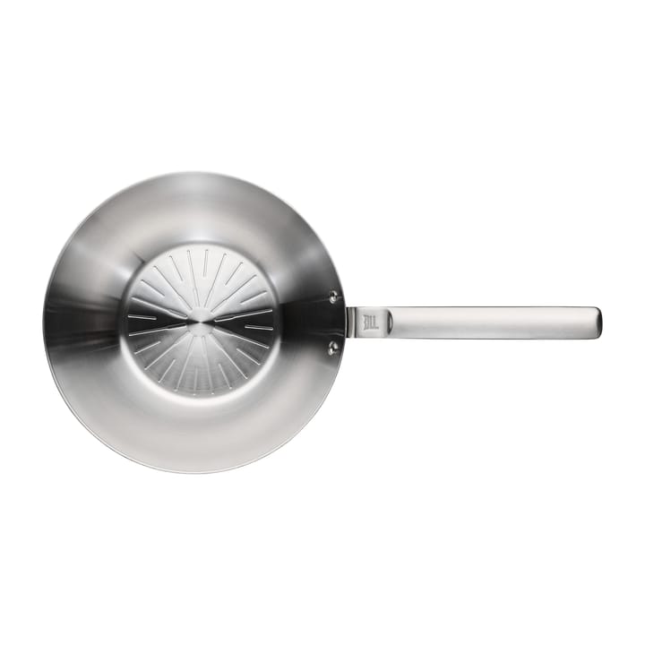 Norden Steel wok ze stali nierdzewnej niepowlekanej, Ø28 cm Fiskars
