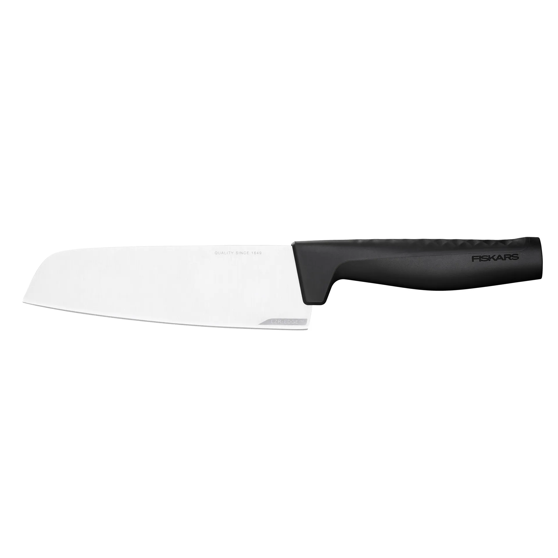 Nóż szefa kuchni Hard Edge santoku 16 cm, Stal nierdzewna Fiskars