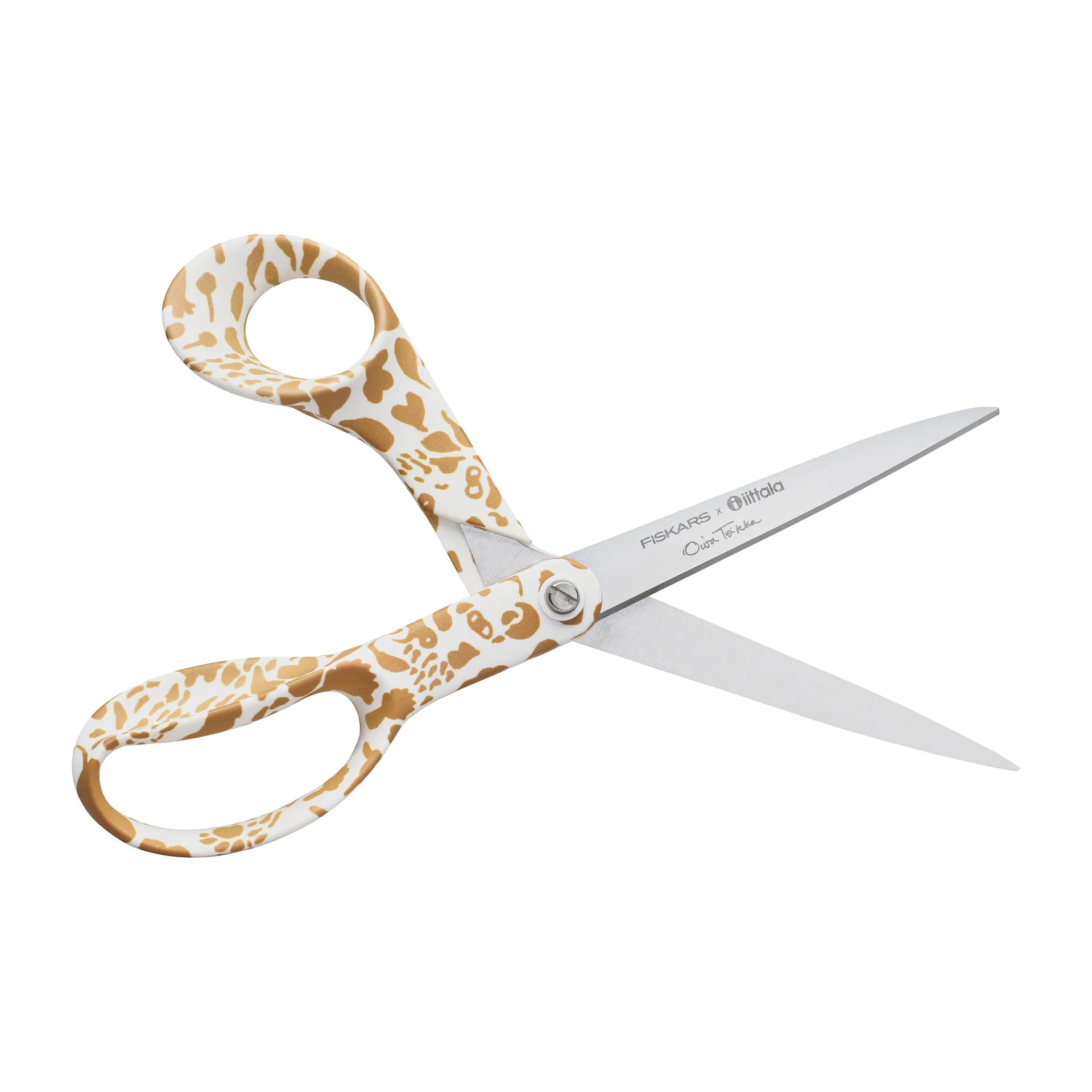 Nożyczki uniwersalne Fiskars x Iittala 21 cm, Cheetah Brąz Fiskars