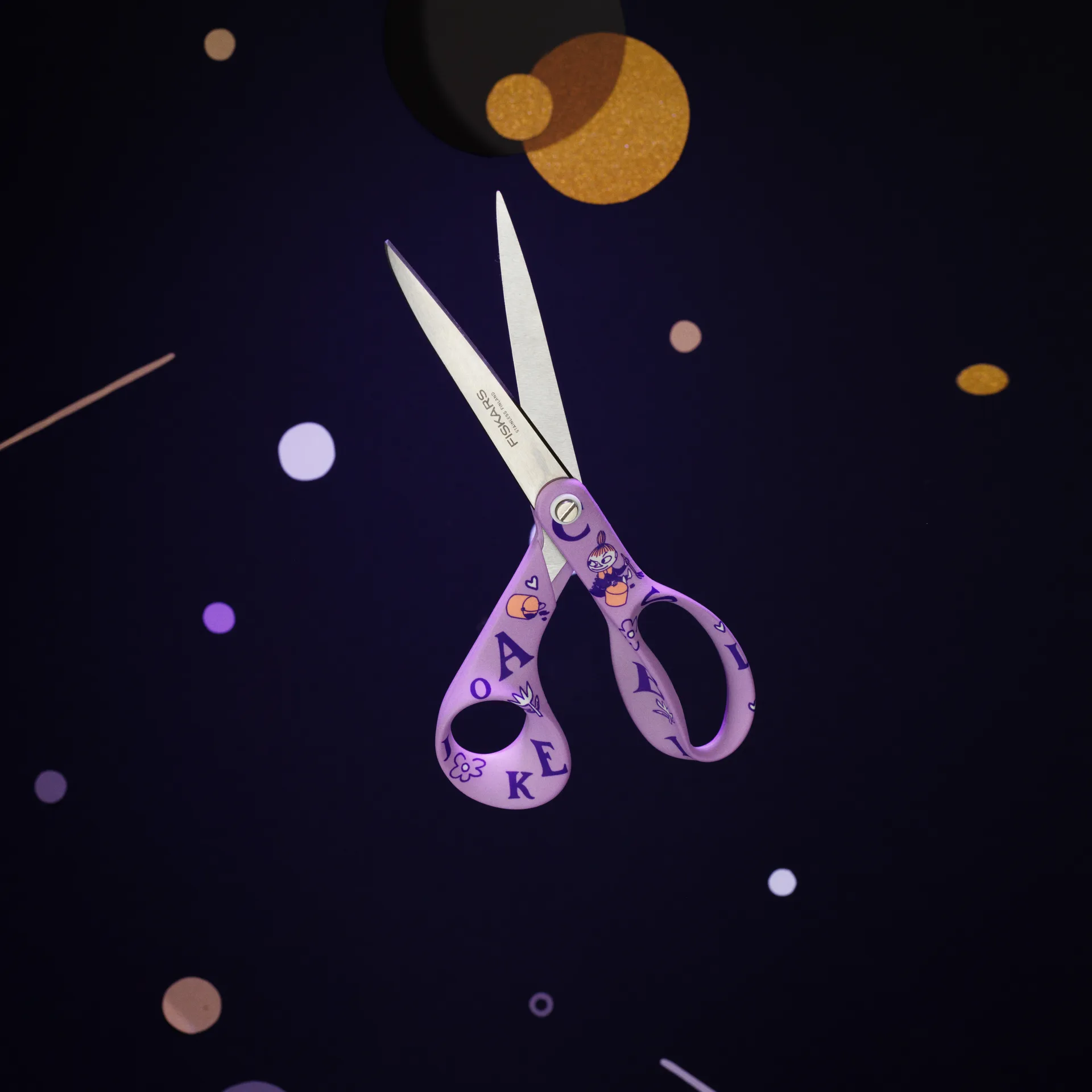 Nożyczki uniwersalne Fiskars x Muminki 21 cm, ABC Fiskars