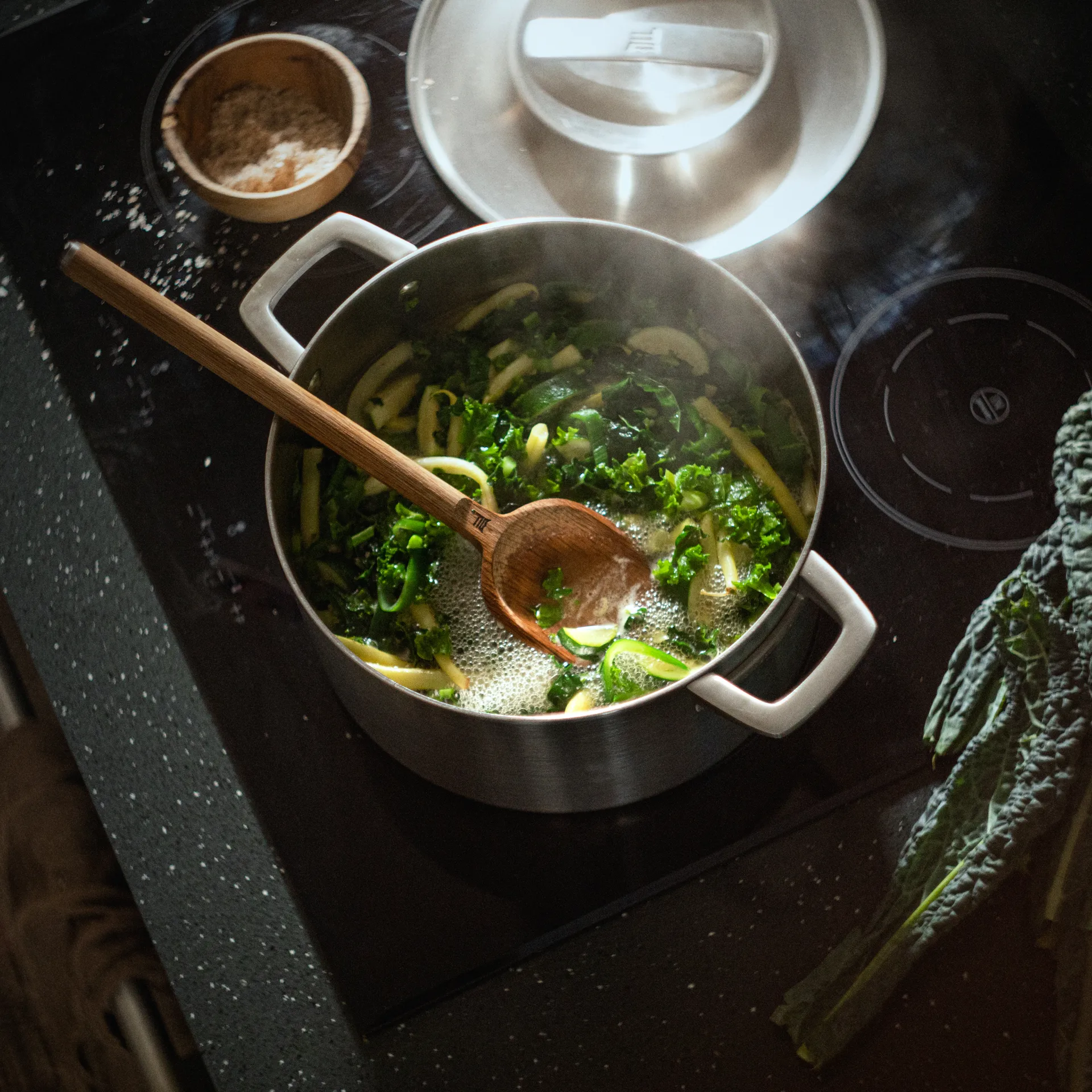 Łopatka do woka Norden, Dąb-stal nierdzewna Fiskars