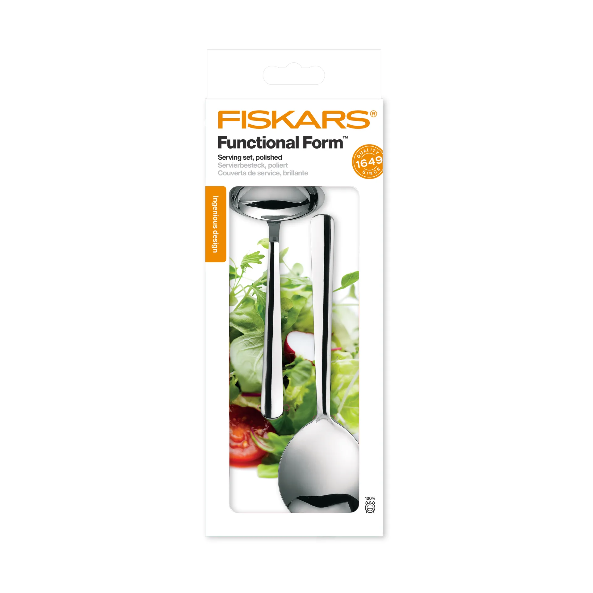 Sztućce do serwowania Functional Form 2 szt, Blank Fiskars
