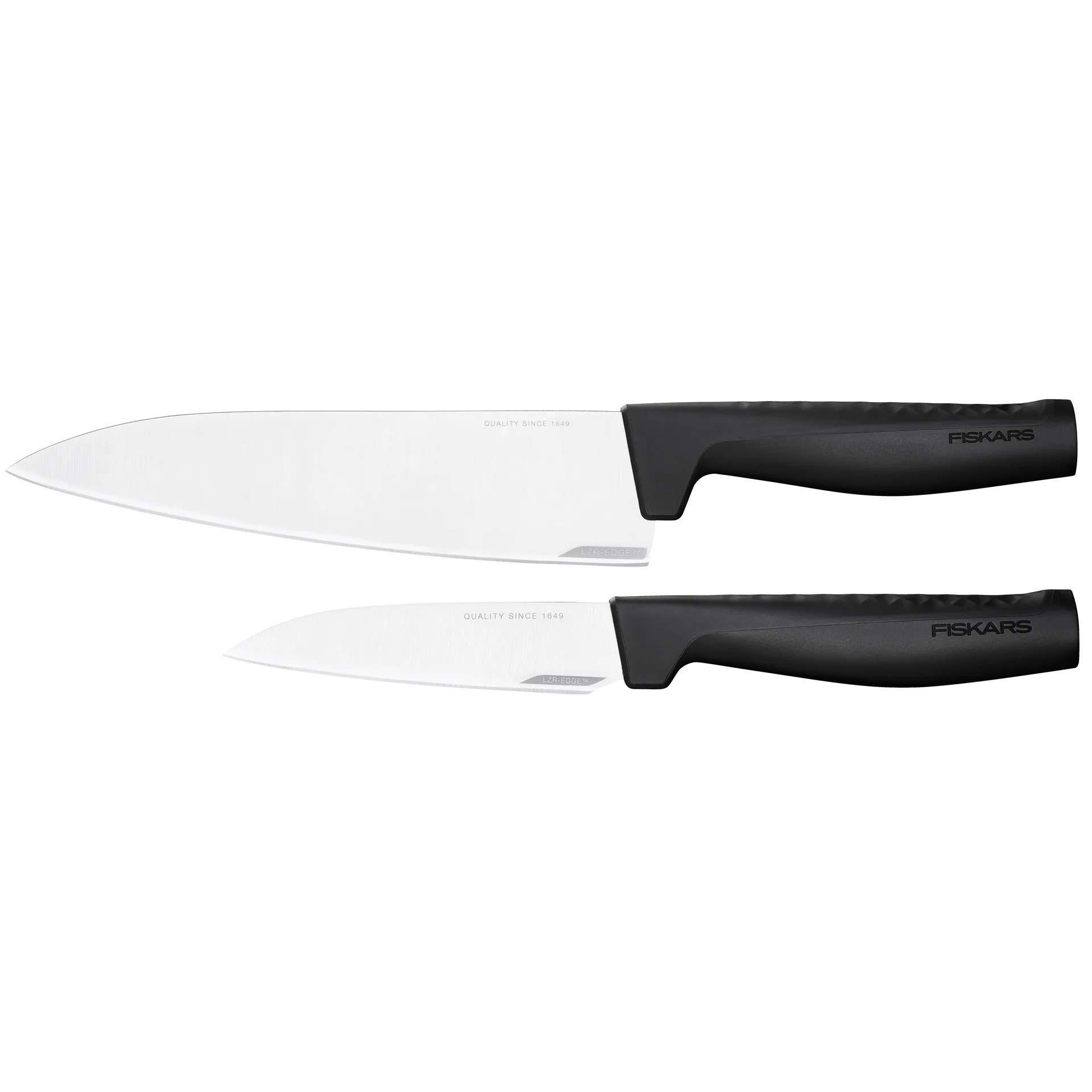 Zestaw noży Hard Edge nóż szefa kuchni i nóż do warzyw, 2 elementy Fiskars