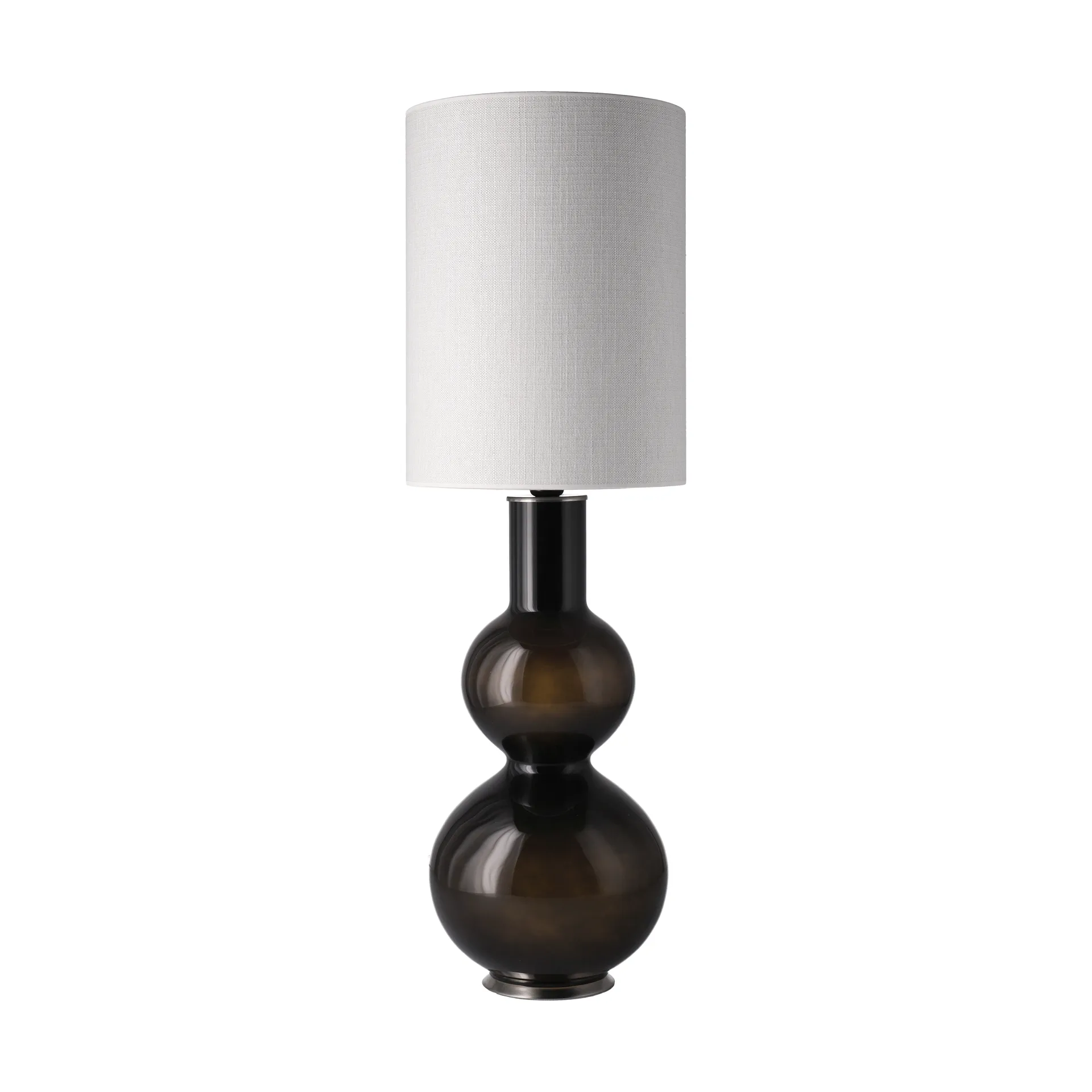 Lampa stołowa Augusta czarna podstawa, Babel Beige L Flavia Lamps