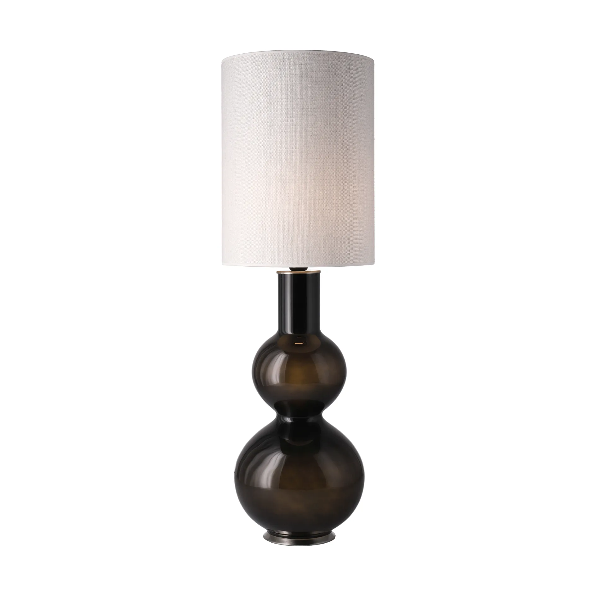 Lampa stołowa Augusta czarna podstawa, Babel Beige L Flavia Lamps