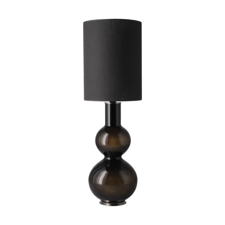 Lampa stołowa Augusta czarna podstawa, Lino Negro L Flavia Lamps