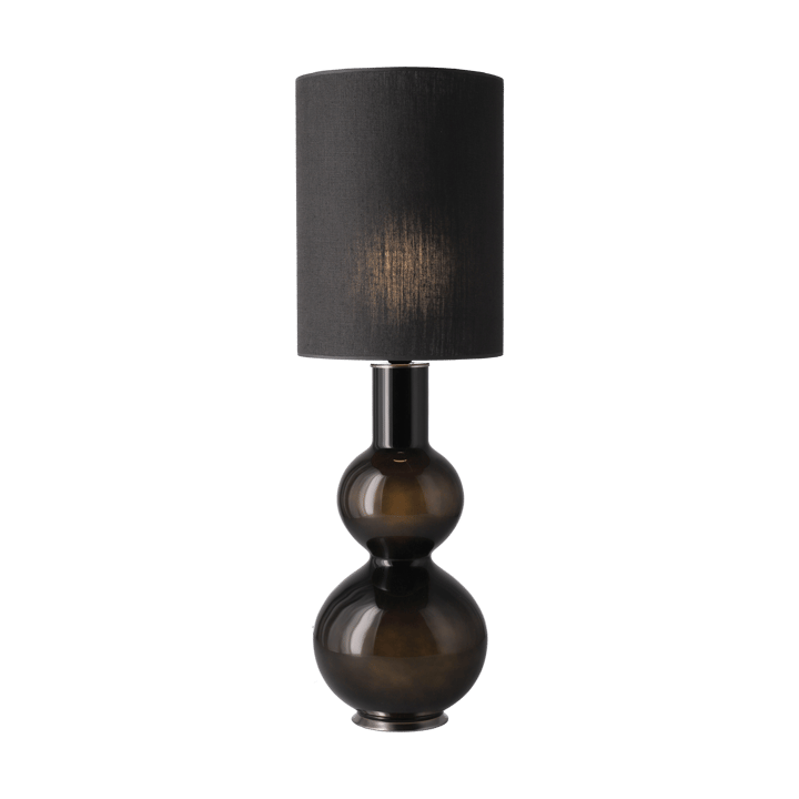 Lampa stołowa Augusta czarna podstawa, Lino Negro L Flavia Lamps
