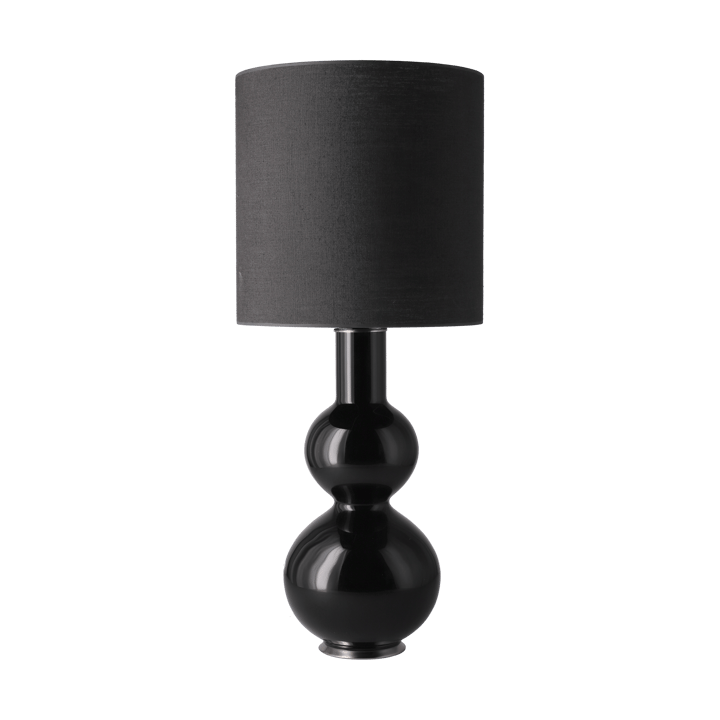 Lampa stołowa Augusta czarna podstawa - Lino Negro M - Flavia Lamps