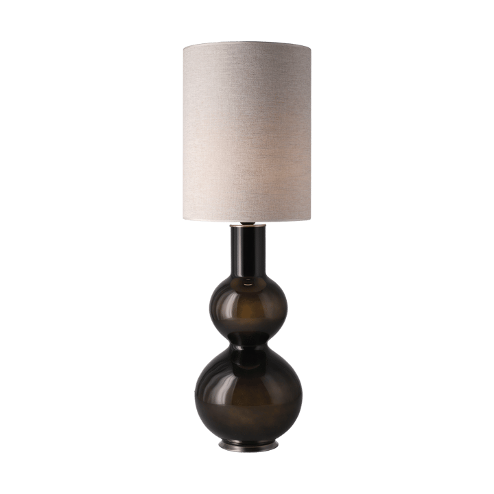 Lampa stołowa Augusta czarna podstawa, London Beige L Flavia Lamps