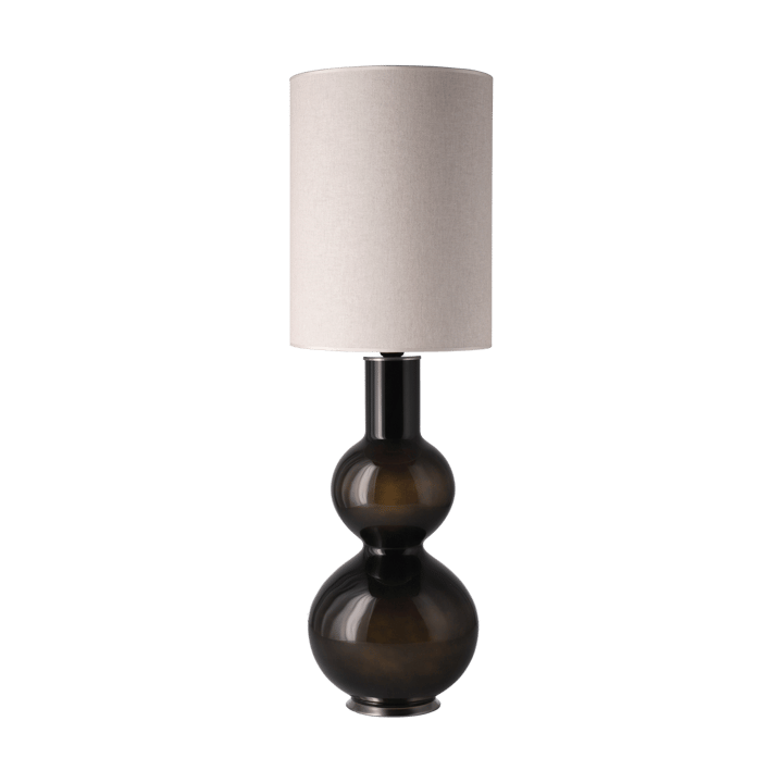 Lampa stołowa Augusta czarna podstawa, Milano Tostado L Flavia Lamps