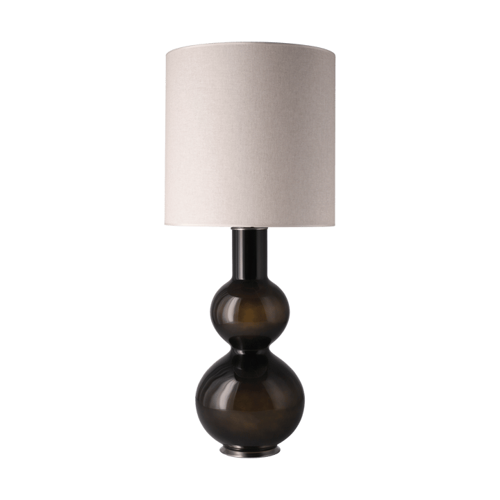 Lampa stołowa Augusta czarna podstawa, Milano Tostado M Flavia Lamps