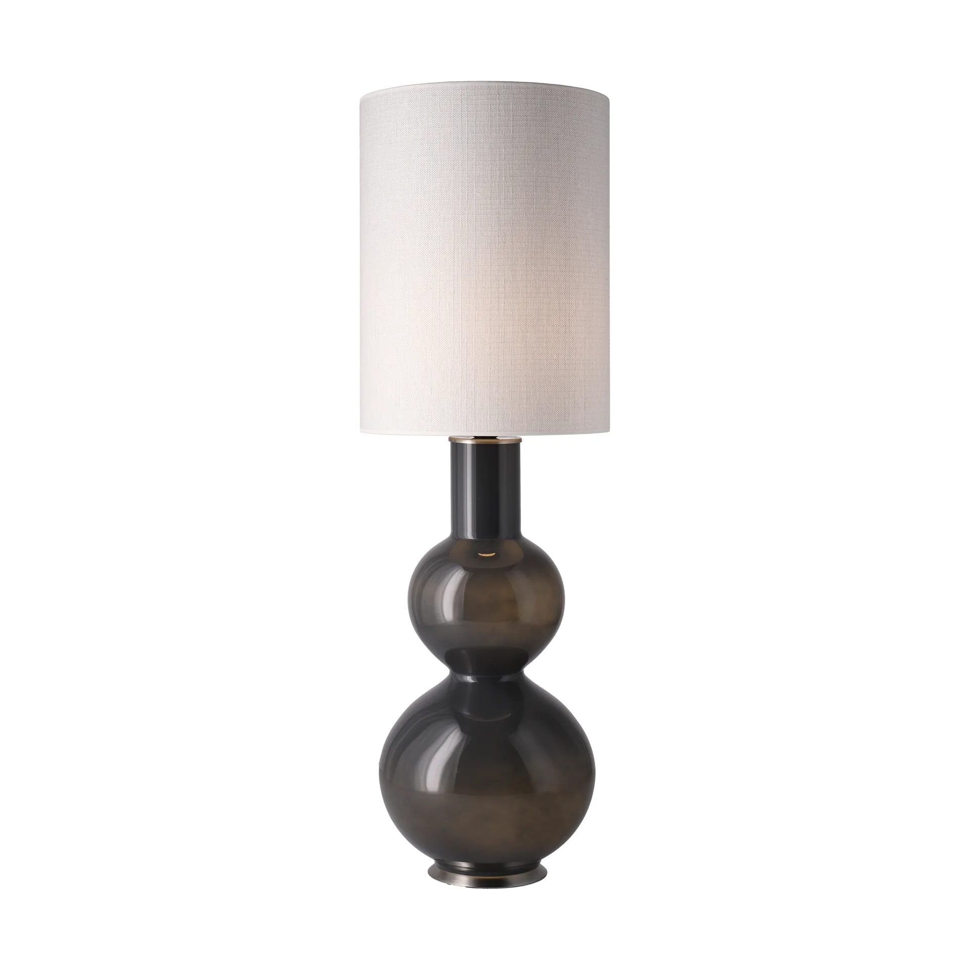 Lampa stołowa Augusta szara podstawa, Babel Beige L Flavia Lamps
